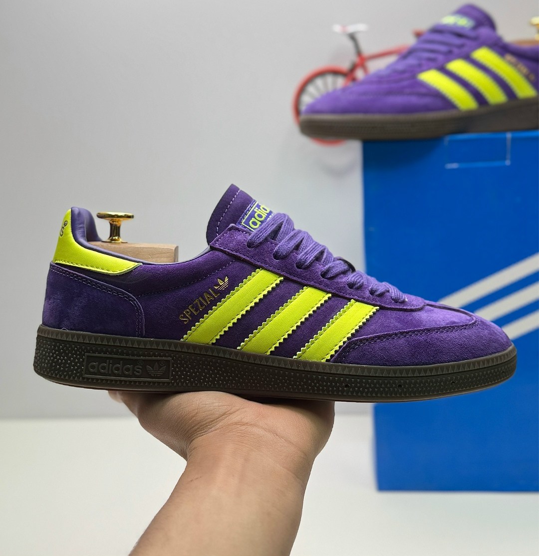 кроссовки adidas spezial,adidas spezial фиолетовые,кроссовки adidas,,adidas munchen (purple/yellow)