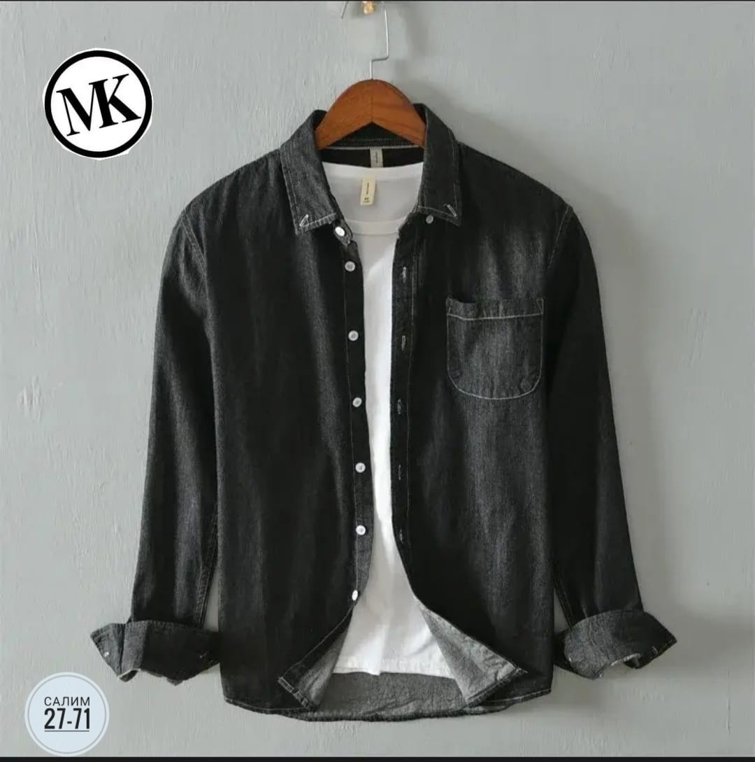 рубашка с длинным рукавом джинсовая,рубашка мужская джинсовая с длинным рукавом,повседневная рубашка,рубашка для мужчин,мужская рубашка