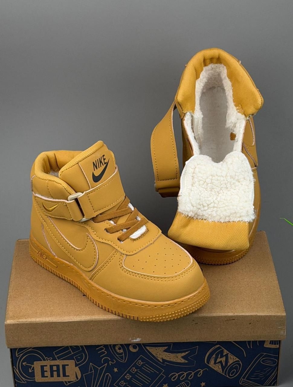 ,кроссовки,nike air force 1 mid,кроссовки теплые,кроссовки мальчику