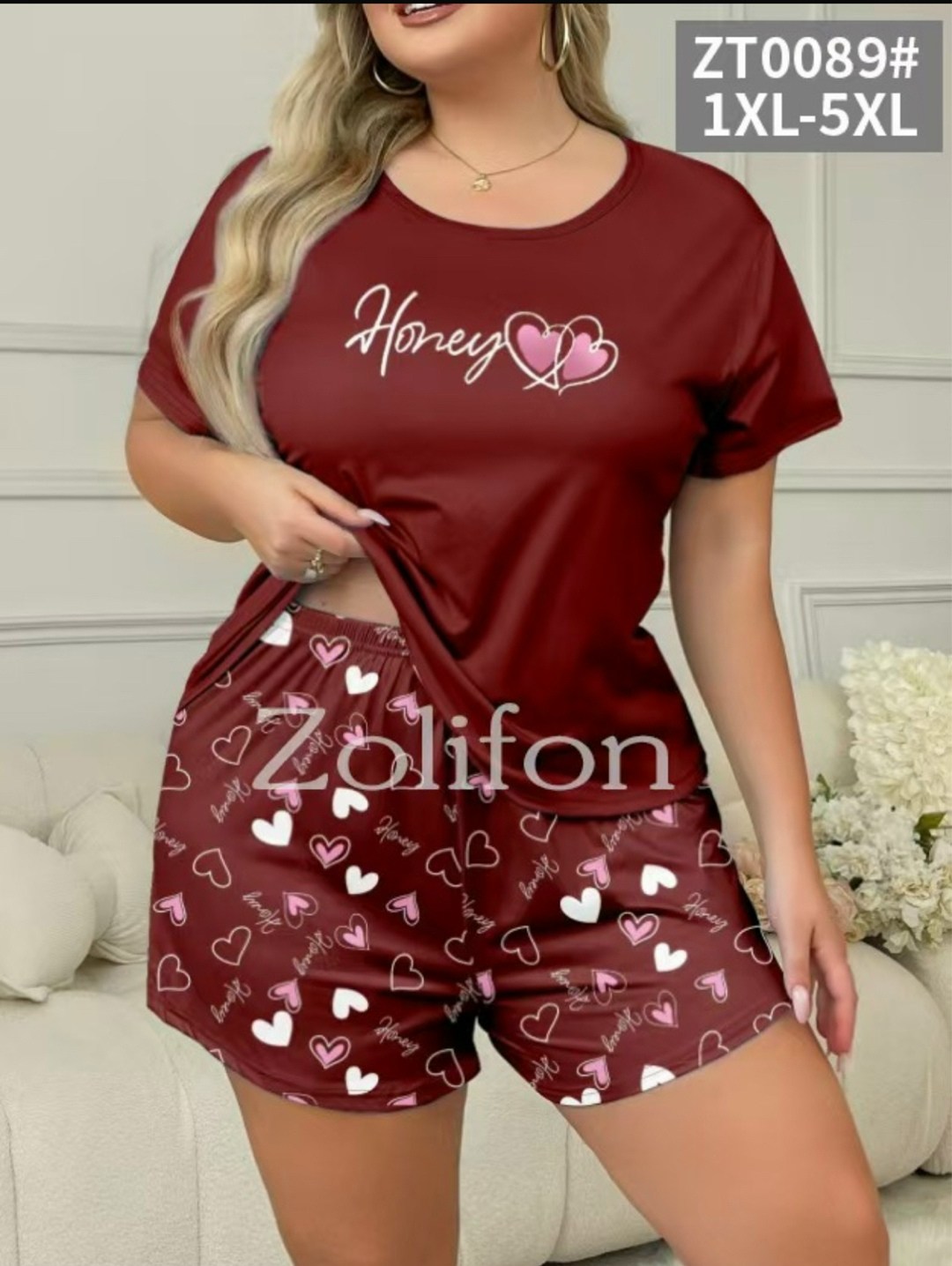 пижамный комплект больших размеров,женская пижама больших размеров,комплект пижама,пижама с принтом,женские пижамные комплекты