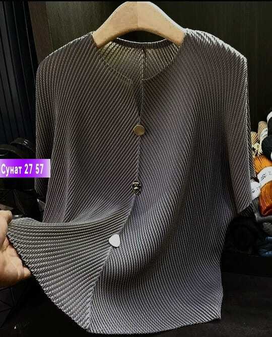 женская плиссированная рубашка с,женская асимметричная плиссированная рубашка,женская кофта,кофта лапша женская,кофта лапша