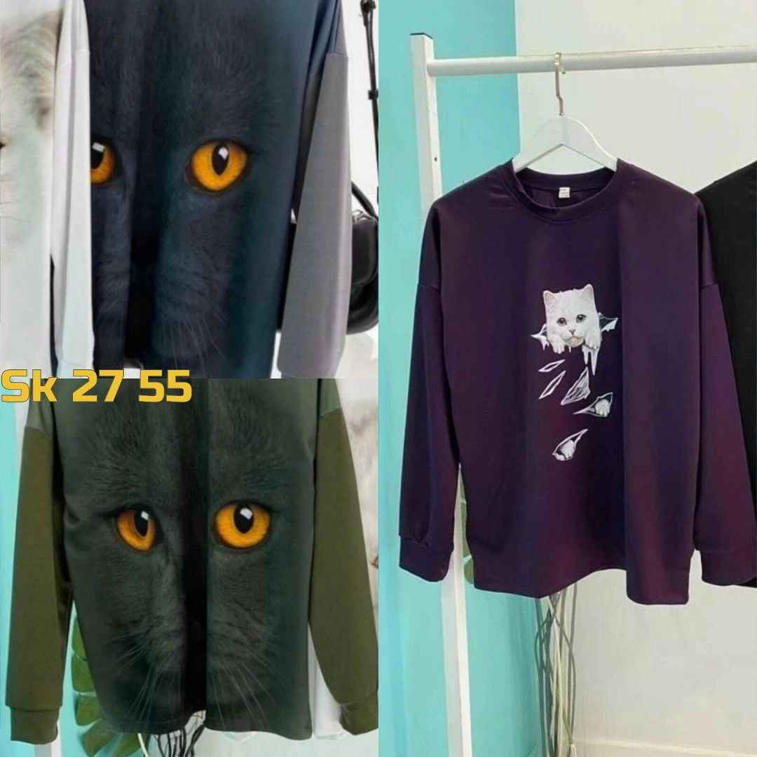 кофта женская,свитшот женская,повседневный свитшот,стильная кофта,свитшот с принтом женский