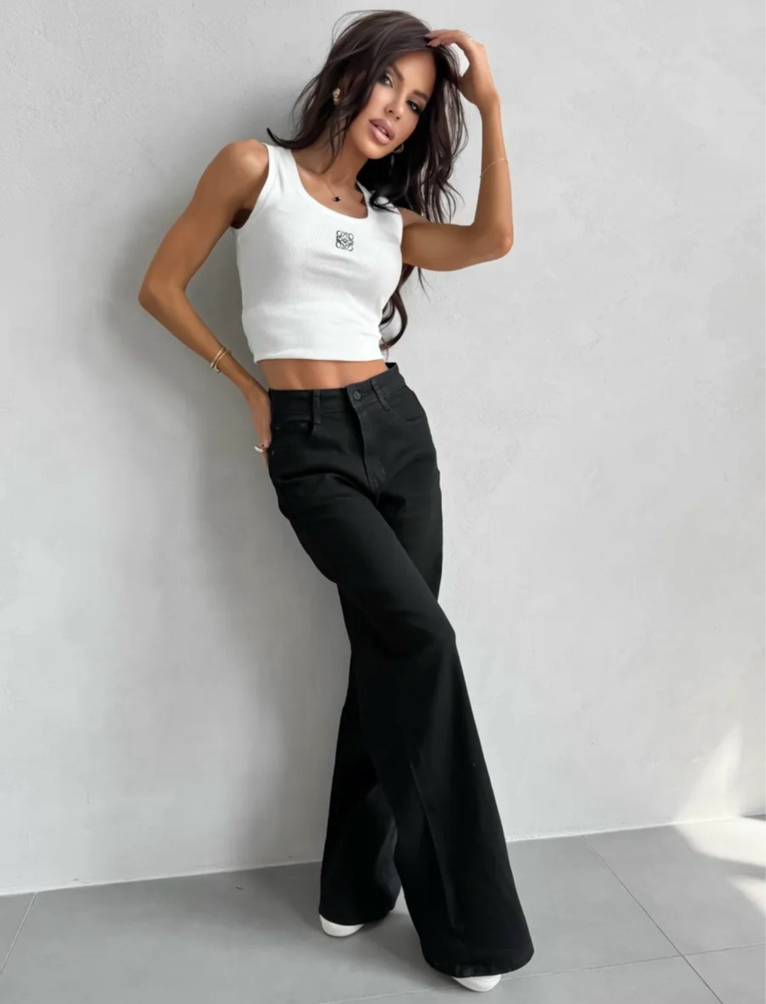 штаны джинсы,черные джинсы палаццо,женские джинсы,джинсы широкие,джинсы женские широкие