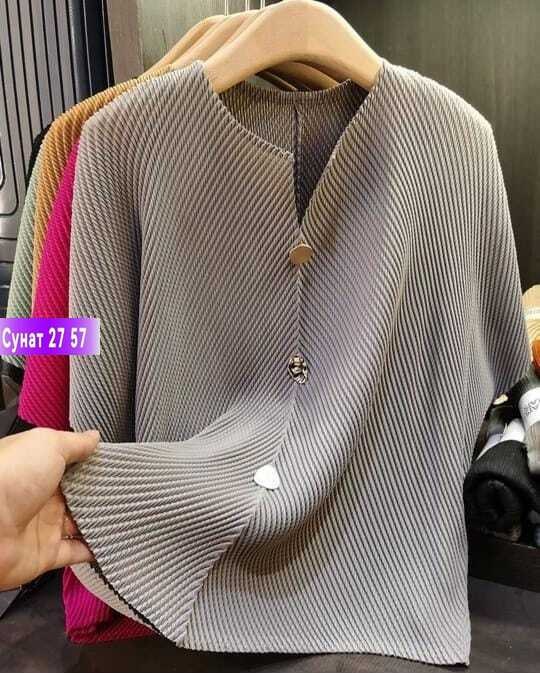 женская плиссированная рубашка с,женская асимметричная плиссированная рубашка,женская кофта,кофта лапша женская,кофта лапша