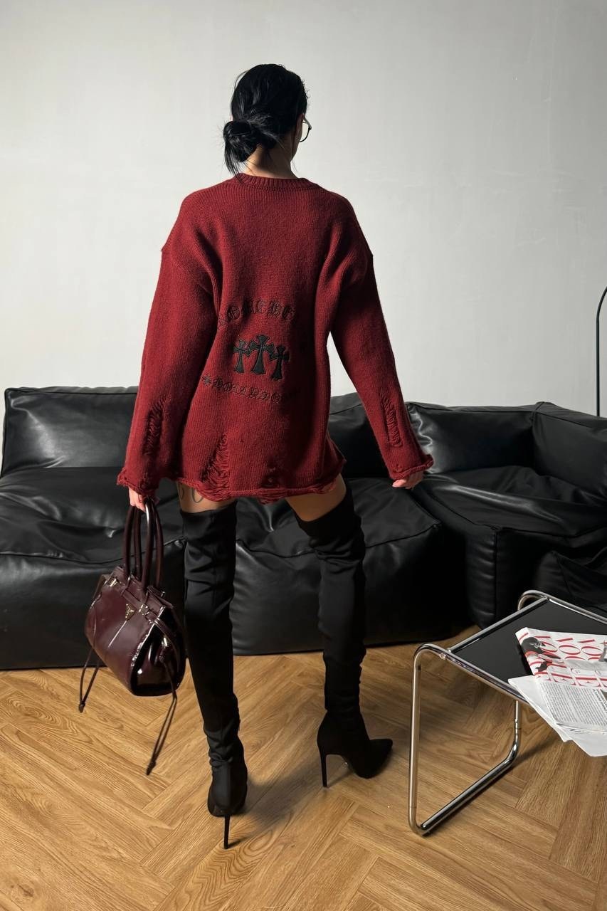 девушка,стильный свитер,базовая кофта,бордовый,свитер