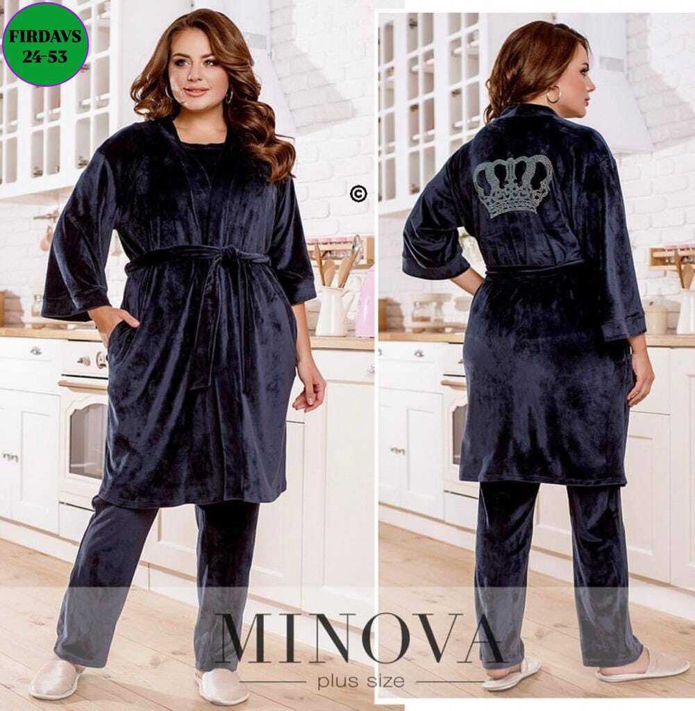 домашний комплект из велюра,велюровый комплект,пижама велюровая женская,костюм велюровый,халат велюровый женский