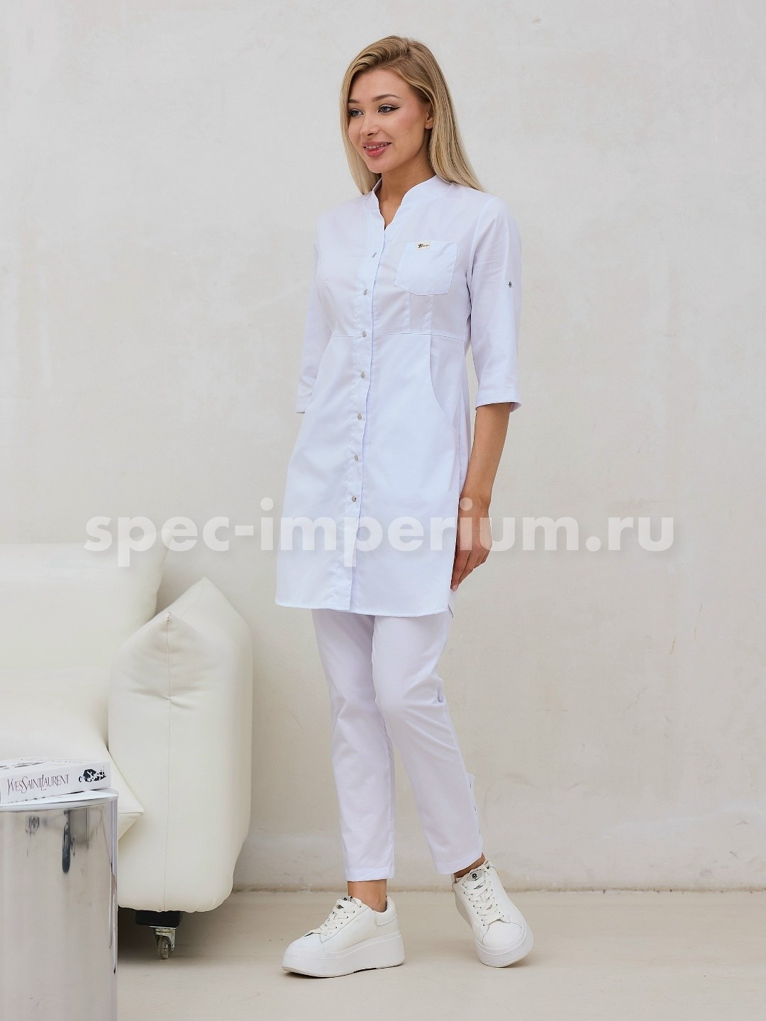 халат медицинский женский,халат белый медицинский,халат медицинский,медицинский костюм женский медицинская одежда,халат бр220 медиц каприз