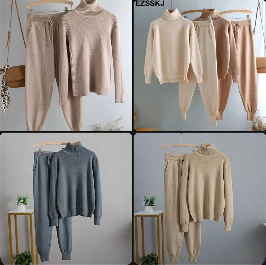 женский трикотажный костюм из двух предметов,женский трикотажный костюм,трикотажные костюмы,трикотажный костюм повседневный,вязаные костюмы