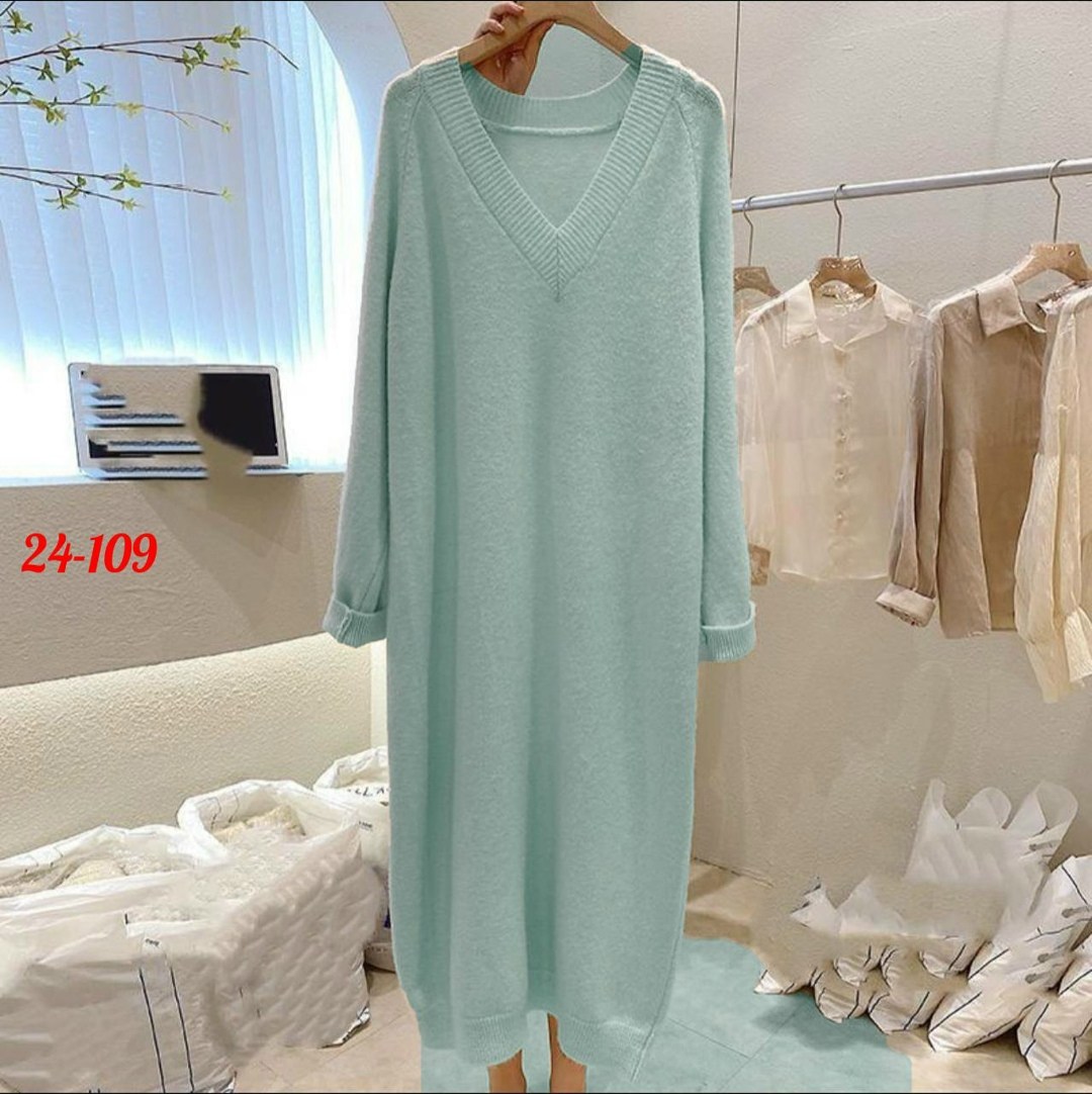 женское повседневное трикотажное длинное платье,трикотажное платье,платье вязаное,платье вязаное женское,платье прямое