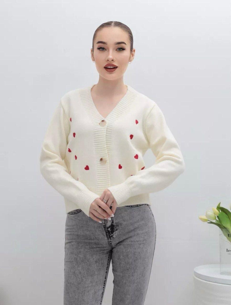 кардиган кофта,кардиган с сердечками,кардиган женский,кардиган,женская кофта