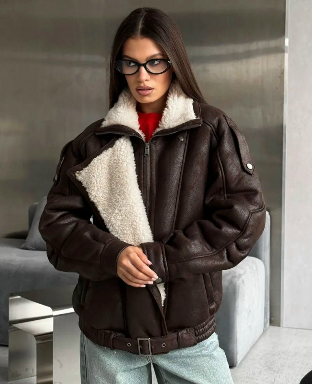 куртка бомбер,оверсайз куртка,кожаная куртка,стильная дубленка,дубленка оверсайз