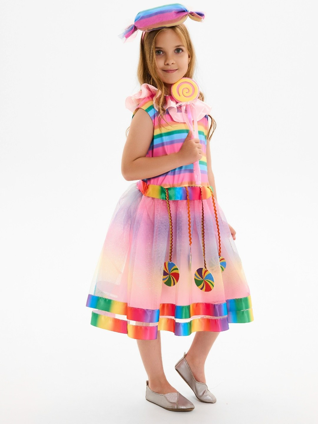 костюм конфетка для девочки,костюмы для девочки,костюм конфеты для девочки,карнавальный костюм радуга,костюм конфетка для девочки на новый год
