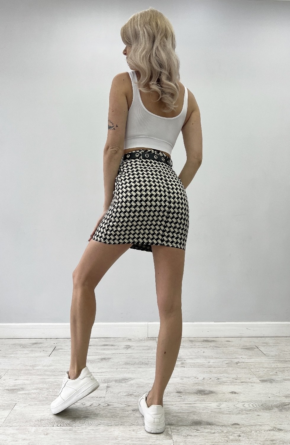 юбка женская мини,юбка "гусиная лапка" адель,юбки мини,юбка женская,юбка в клетку мини