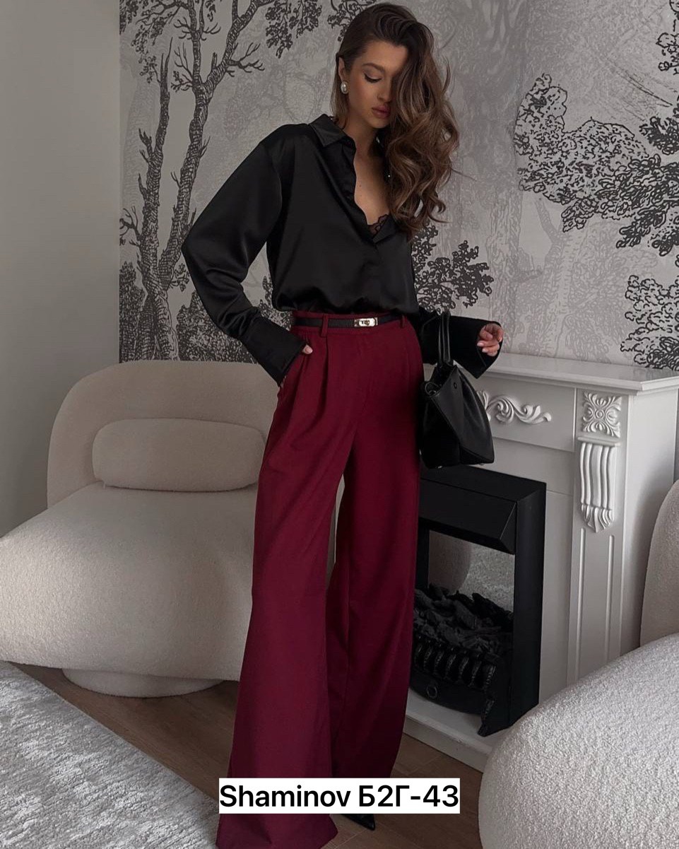 брюки палаццо женские,широкие брюки женские,брюки модные,брюки палаццо,брюки бордовые