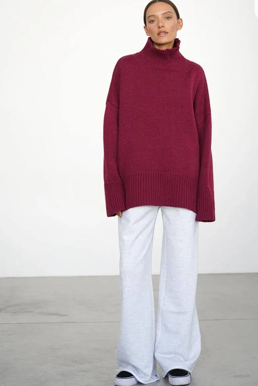 модные свитера,свитер оверсайз с горлом женский,стильный свитер,cвитер оверсайз с горлом,свитер с высоким воротом