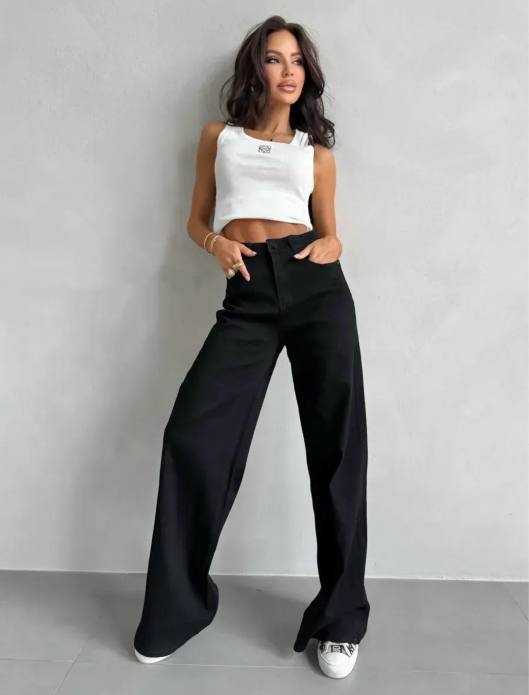 штаны джинсы,черные джинсы палаццо,женские джинсы,джинсы широкие,джинсы женские широкие