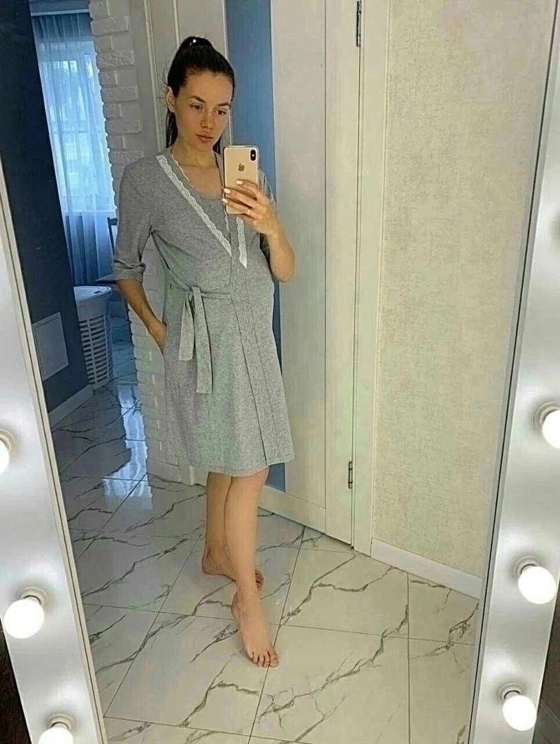 халат и сорочка для беременных и кормящих в роддом,халат с сорочкой для беременных и кормящих,комплект для беременных и кормящих халат и сорочка,халат и сорочка для беременных,сорочка для беременных и