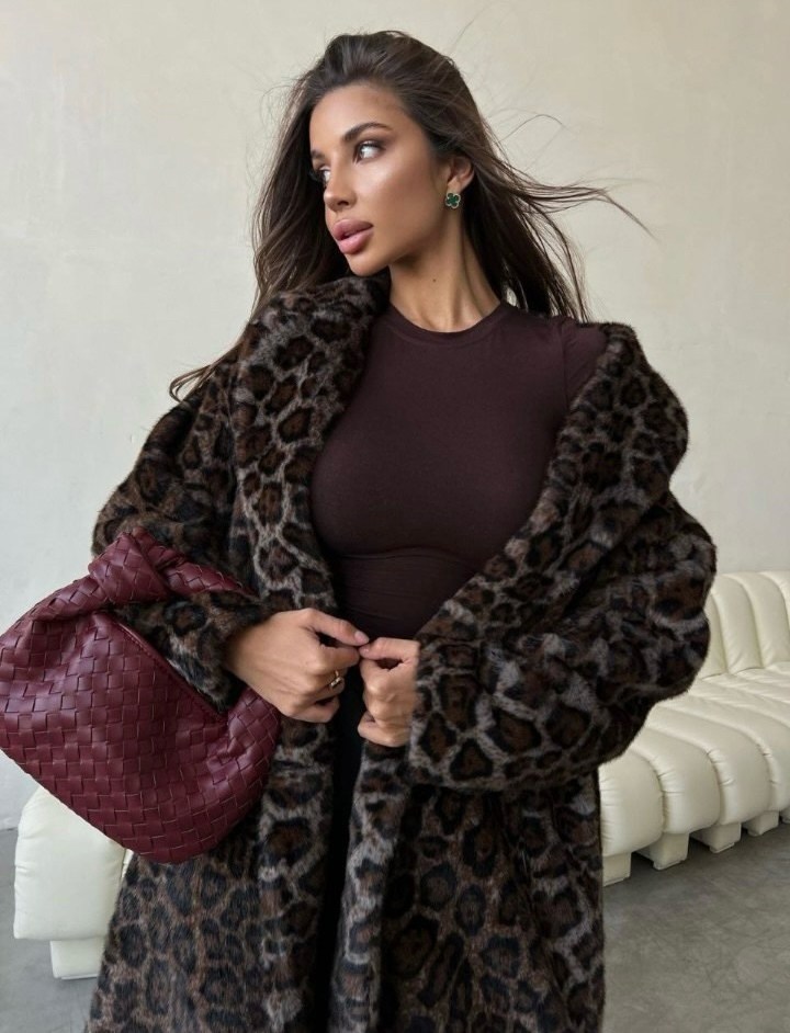 шуба леопардовая,женская шуба,шуба искусственная,шуба из эко меха,шубы из искусственного меха