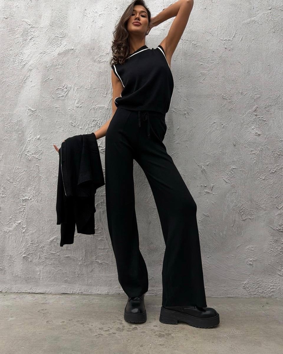 трикотажные костюмы,серый костюм женский,вязаные костюмы,серый брючный костюм,теплый костюм