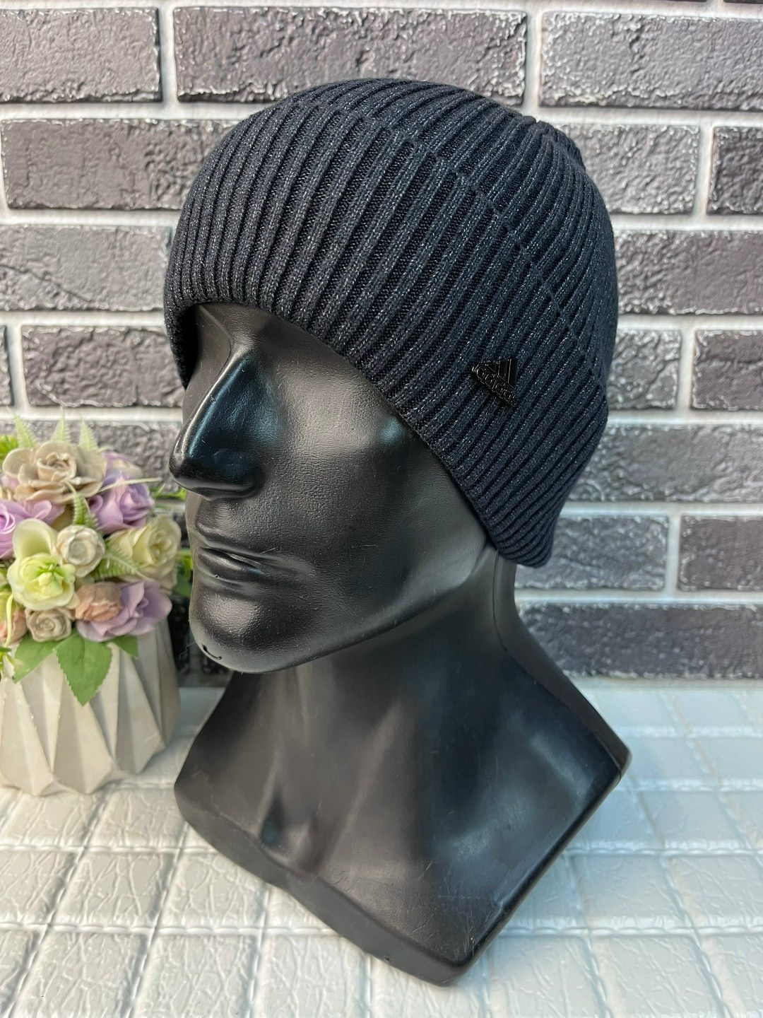 шапка мужская,шапка для мужчины,шапка армани мужская,мужская зимняя шапка,шапка мужская с отворотом