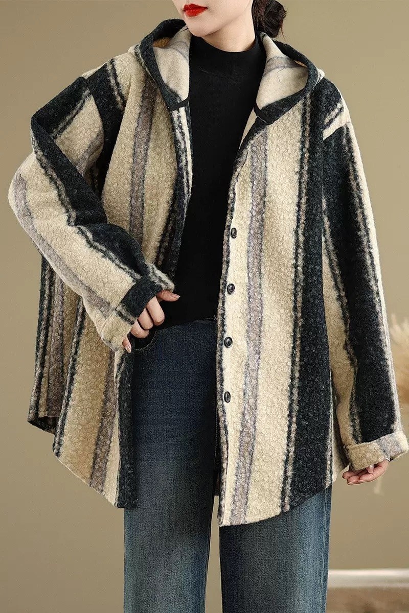 кардиган с капюшоном,шерстяное пальто,модное пальто,теплое пальто,кардиган