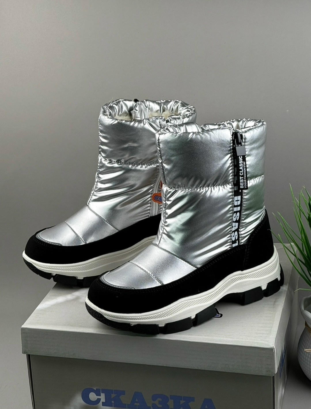 дутики детские зимние,сапоги дутики детские,дутики котофей серебристые,дутик детские,зимние дутики для девочки