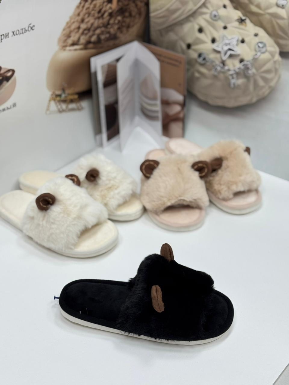 тапочки модные,тапочки домашние,пушистые тапочки,женские домашние тапочки,тапочки домашние меховые