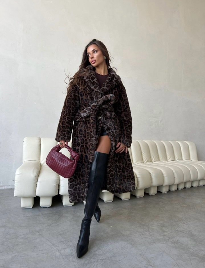 шуба леопардовая,женская шуба,шуба искусственная,шуба из эко меха,шубы из искусственного меха