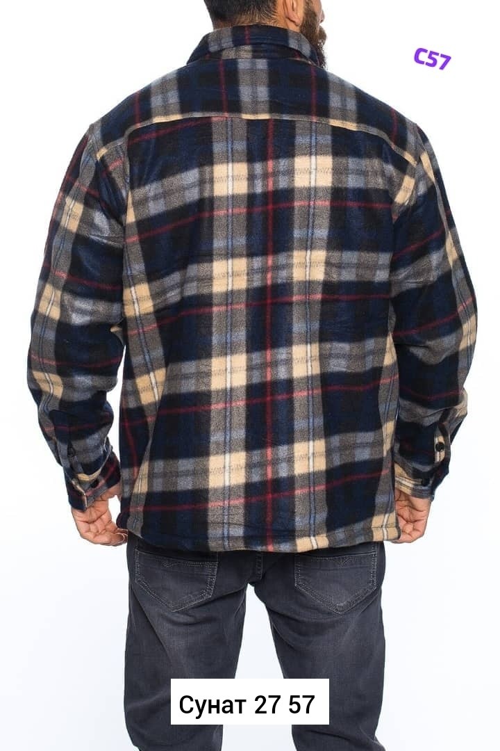 рубашка теплая,рубашка мужская в клетку,рубашка утепленная,рубашка теплая в клетку оверсайз,теплая мужская рубашка в клетку
