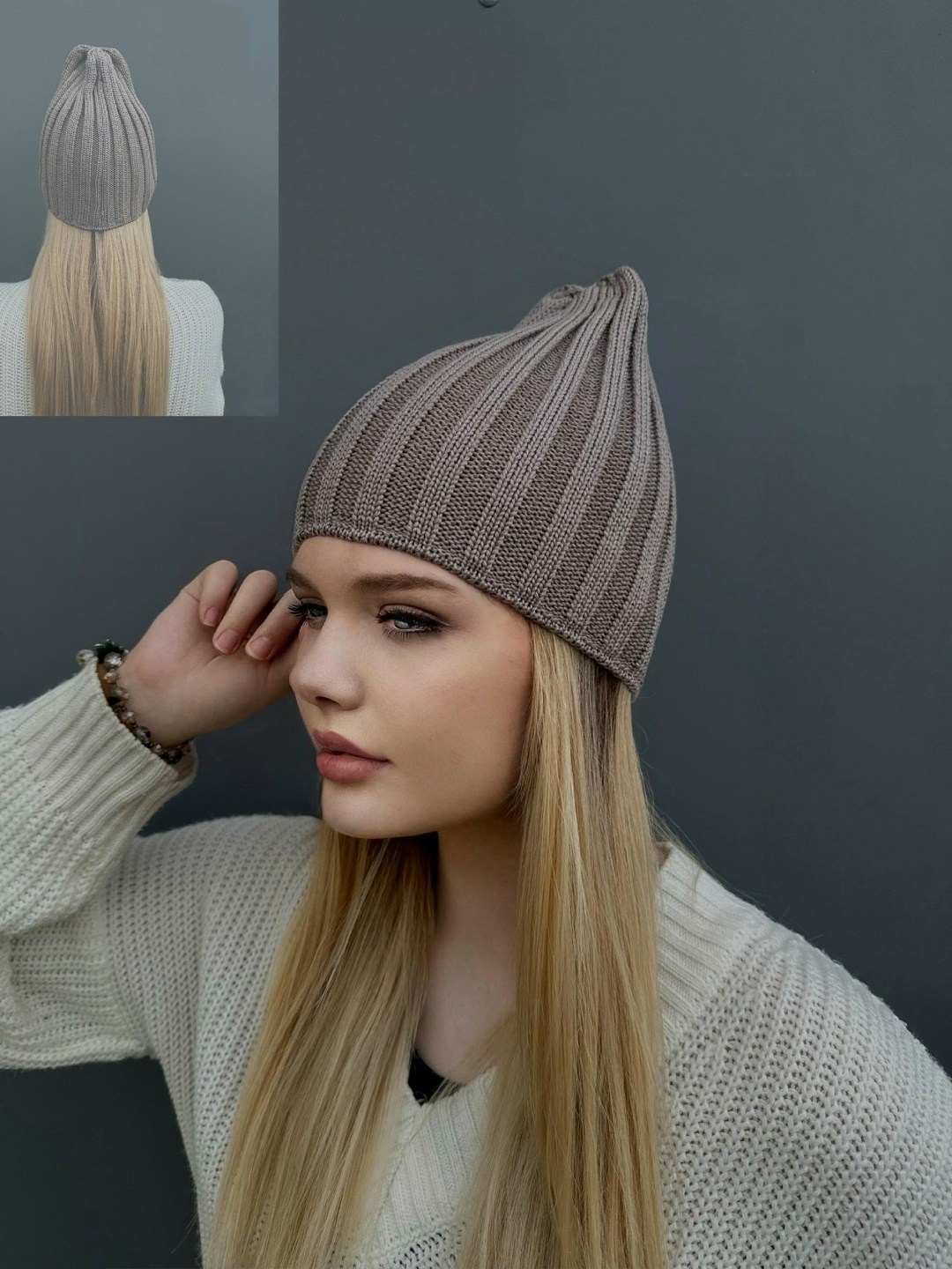 шапка бини,шапка женская,женская вязаная шапка,шапка бини женская,шапка вязаная