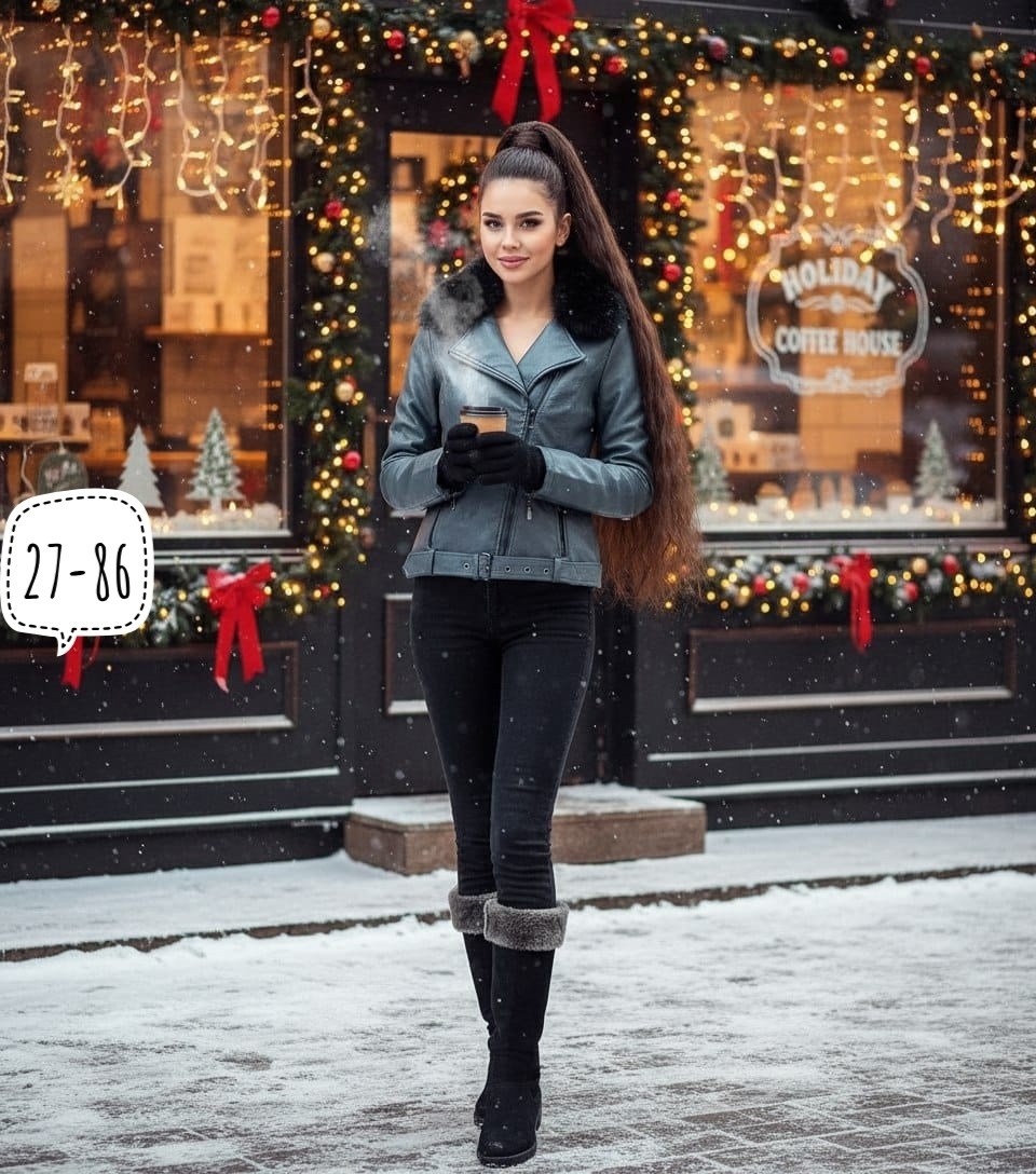 куртка с мехом,куртка с мехом женская,зимний стиль одежды,зимняя мода,джинсовая куртка с мехом женская