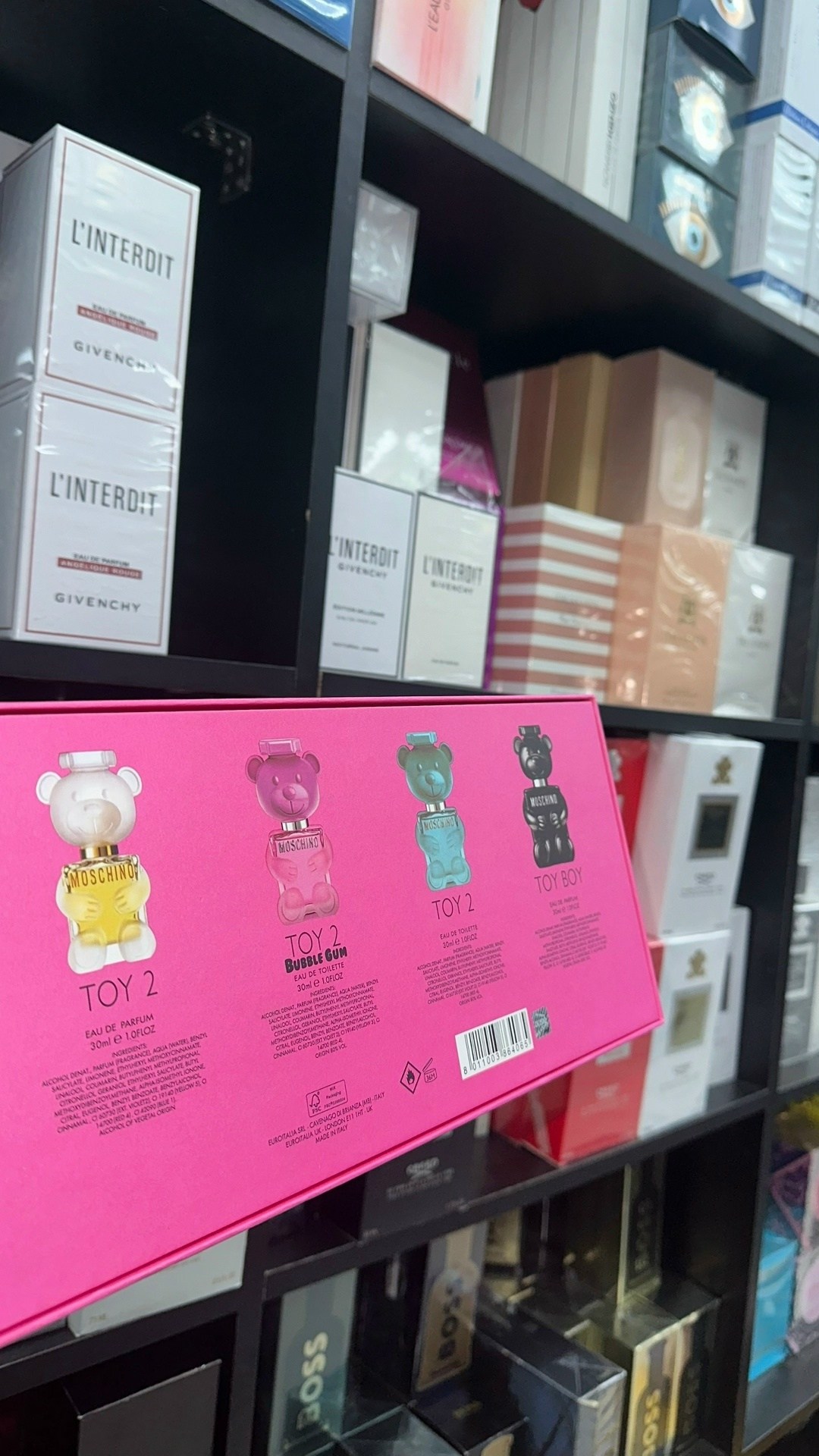 набор подарочный духи мишка moschino toy,набор духов москино из 4 мишек,подарочный набор moschino toy 2 bubble gum,подарочный набор духи moschino,набор духов moschino