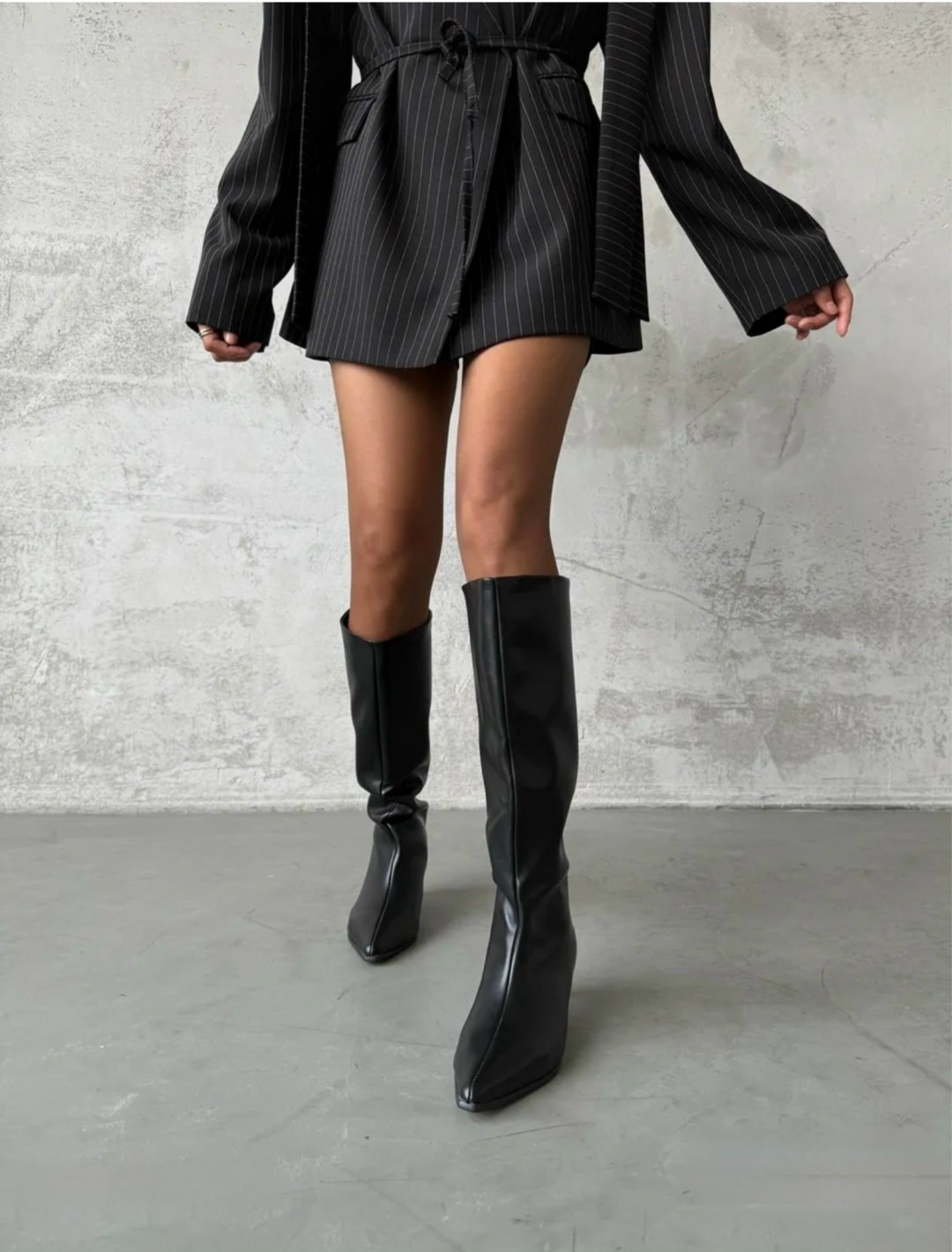 высокие сапоги,сапоги трубы,сапоги трубы на каблуке,модные сапоги,демисезонные сапоги