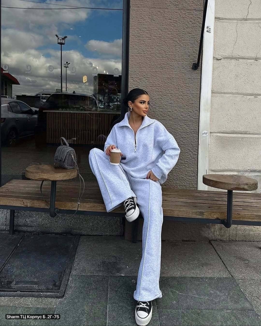 женский костюм на флисе,спортивные женские костюмы,костюм на флисе,теплый костюм на флисе,повседневный спортивный костюм