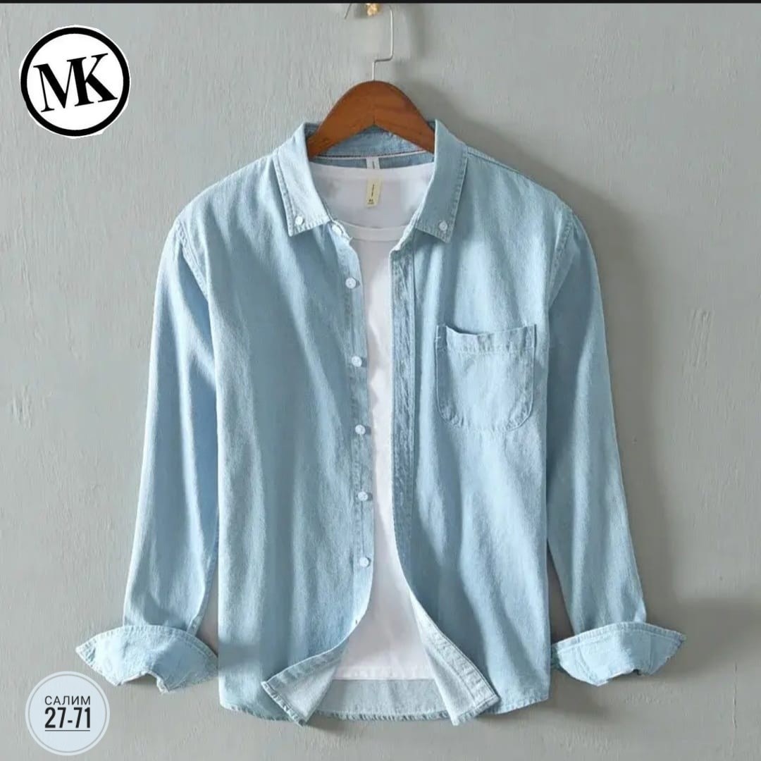 рубашка с длинным рукавом джинсовая,рубашка мужская джинсовая с длинным рукавом,повседневная рубашка,рубашка для мужчин,мужская рубашка