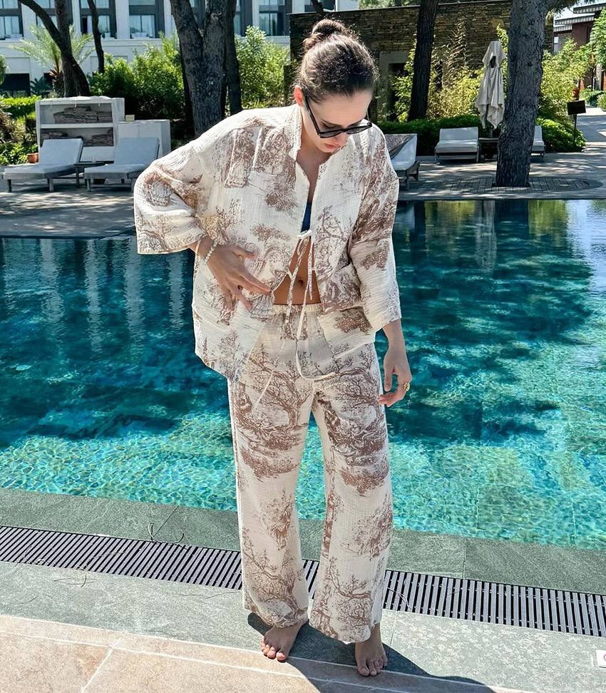 костюмы брючные,костюм брючный в пижамном стиле,пижамные костюмы,костюм в пижамном стиле,костюм с брюками