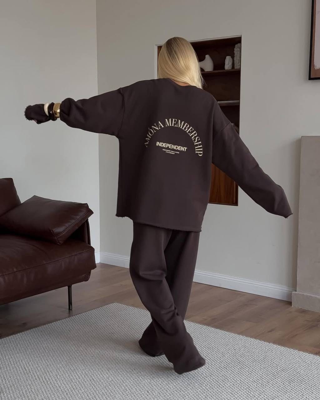 cпортивный костюм оверсайз,спортивный костюм оверсайз женский,спортивные костюм,свитшот и брюки