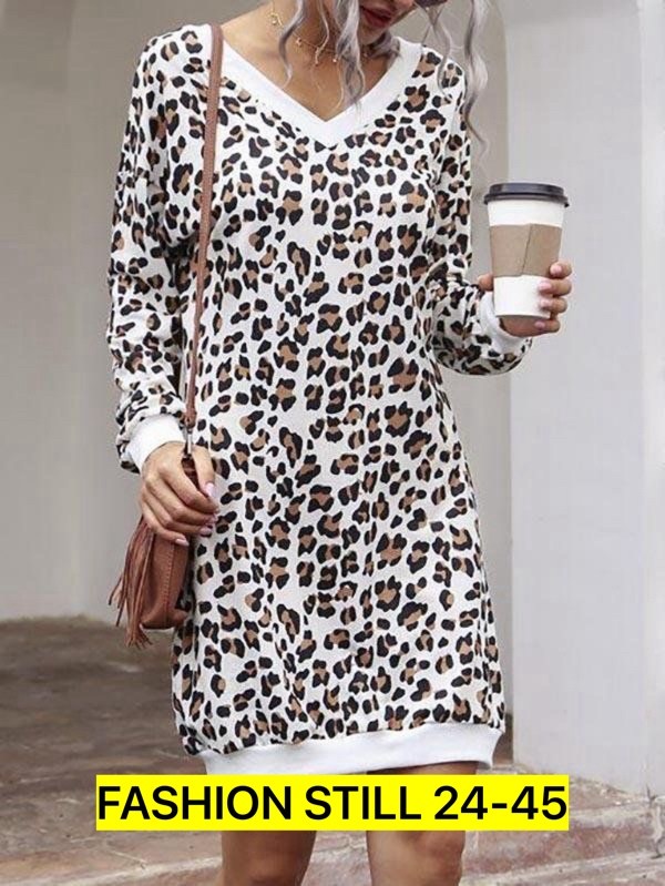 платье с леопардовым принтом,платье туника,туника женская,платье стиль,платье леопард