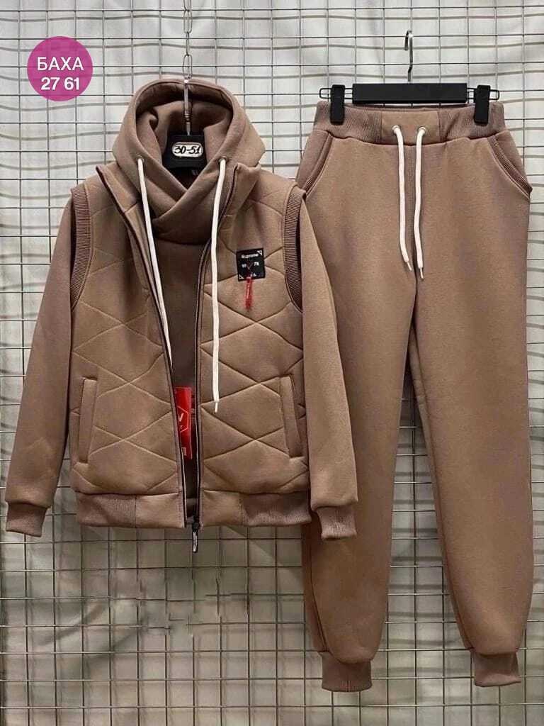 костюм тройка теплый на флисе,костюм тройка на флисе,cпортивный костюм женский на флисе,костюм на флисе,костюм женский на флисе