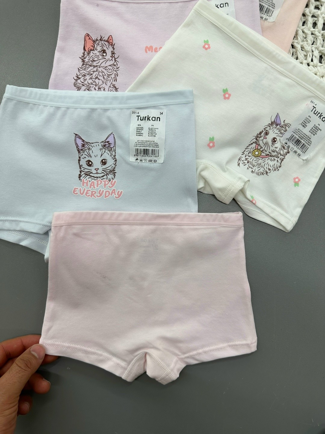 комплект трусов baykar для девочек,детские трусы для девочек,нижнее белье для девочек,трусы для девочек baykar,трусы для девочек