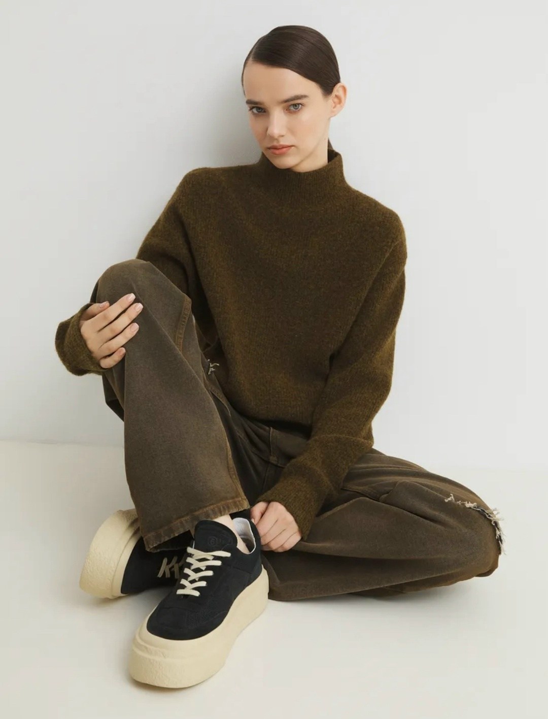 коричневый свитер,свитер водолазка джемпер,бежевый свитер,женский свитер,свитер