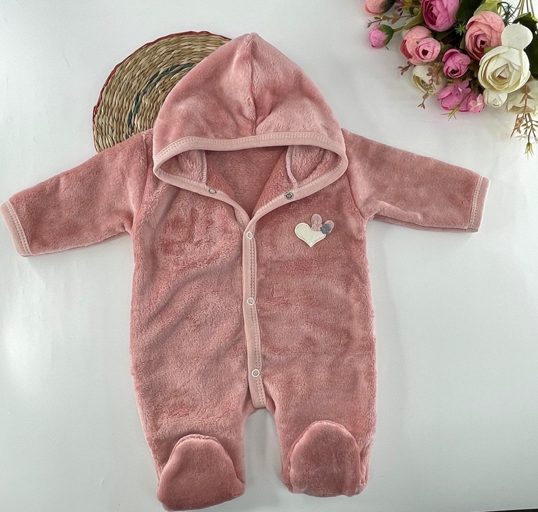 комбинезон для новорожденного,плюшевый комбинезон,комбинезон велюровый для новорожденных 62 baby go,утепленный комбинезон для новорожденного,комбинезон для новорожденных из велсофта