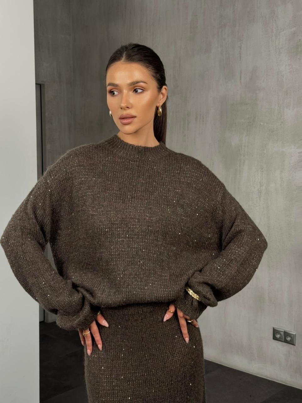 трикотажные костюмы,вязаный костюм с юбкой,вязаные джемпера,джемпер,свитера женские