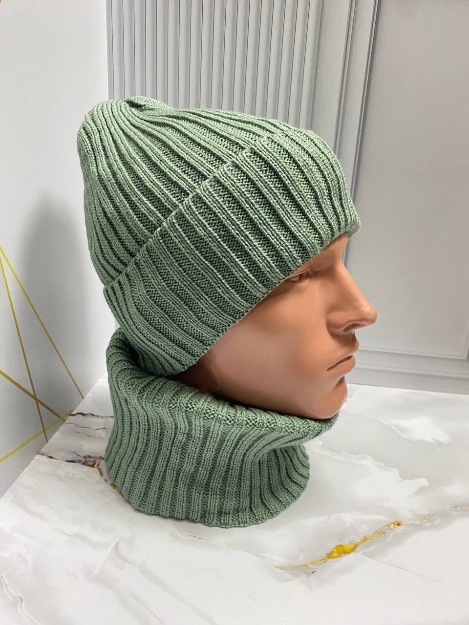 комплект шапка снуд,комплект шапки,шапка мужская зимняя,шапка вязаная мужская,шапка мужская