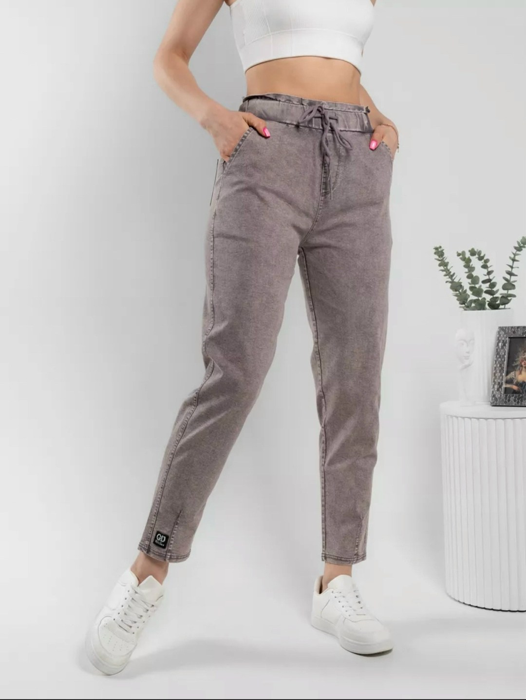 джинсы женские,мом джинсы женские серые на резинке,джинсы брюки,джинсы штаны,джинсы женские серые