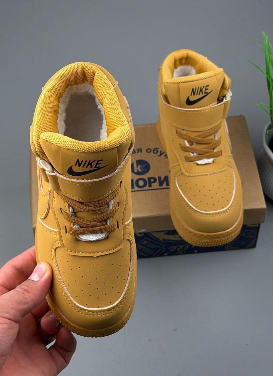 ,кроссовки,nike air force 1 mid,кроссовки теплые,кроссовки мальчику