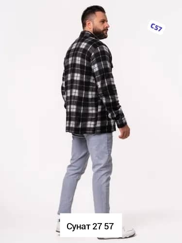 рубашка теплая,рубашка мужская в клетку,рубашка утепленная,рубашка теплая в клетку оверсайз,теплая мужская рубашка в клетку