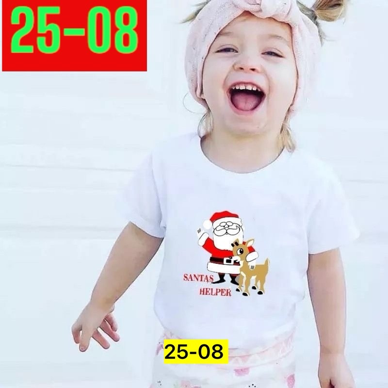 детская футболка,футболка новогодняя детская,детская белая футболка,детский одежда футболка,летняя одежда для девочек