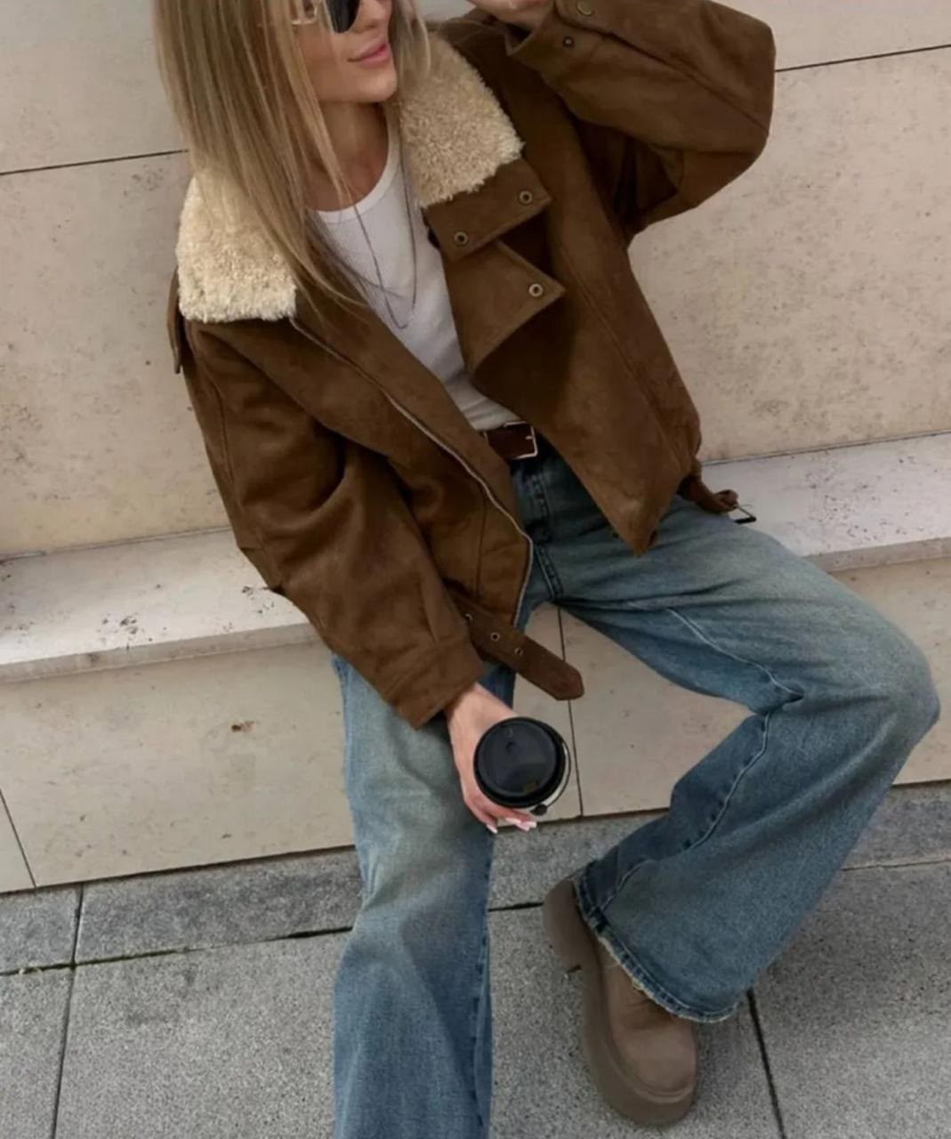 куртка бомбер,оверсайз куртка,кожаная куртка,стильная дубленка,дубленка оверсайз