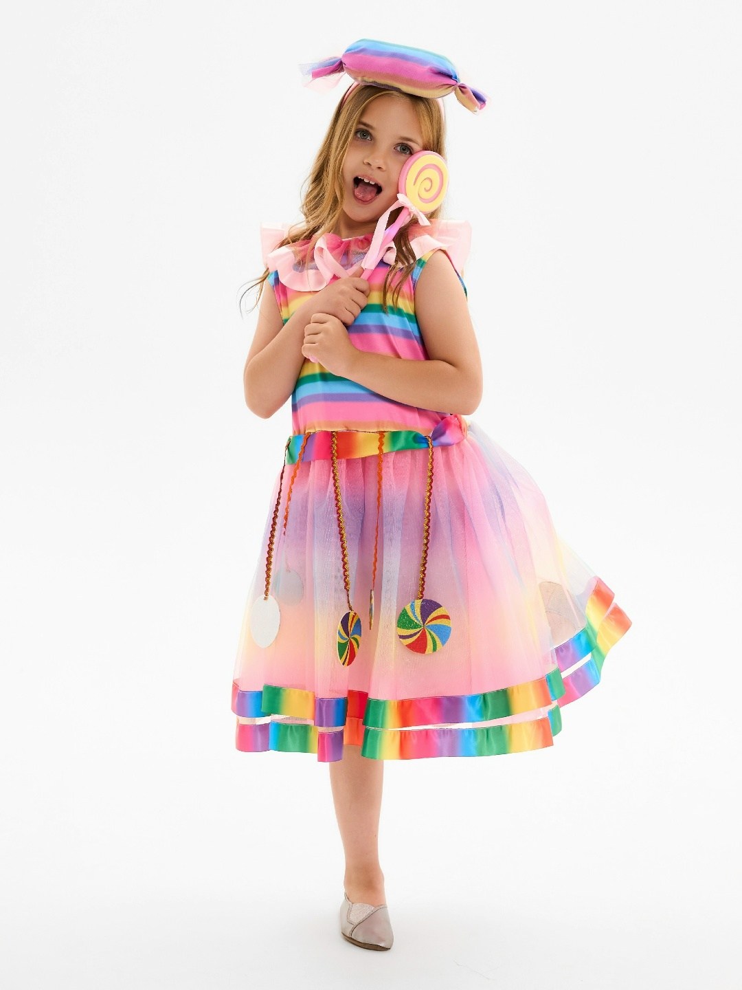 костюм конфетка для девочки,костюмы для девочки,костюм конфеты для девочки,карнавальный костюм радуга,костюм конфетка для девочки на новый год
